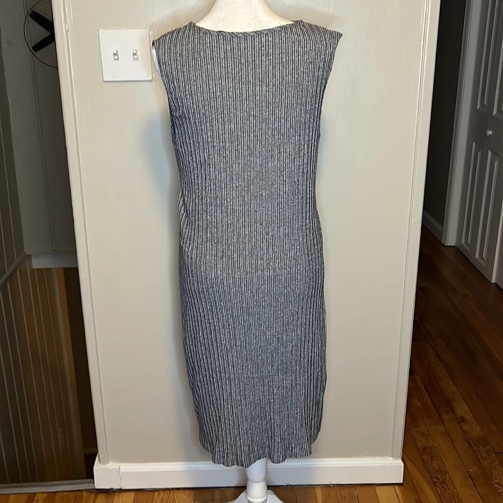 MM Lafleur The Tara Costal Jersey Tie Knot Wrap Stripe Dress Size Large